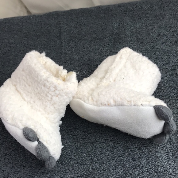 Animal feet booties with 3 toes warm and fuzzy size 01 - Picture 3 of 5